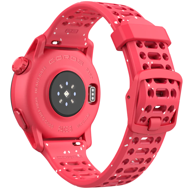 Coros Pace 3 GPS Sport Watch Red