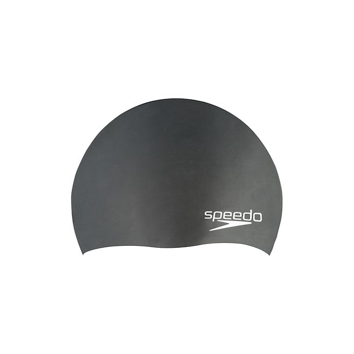 Speedo Elastomeric Solid Silicone Swim Cap, White